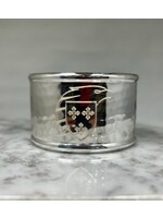 Rustic Cuff Rustic Cuff 1.5 Rimmed Engraved Eagle Shield Silver