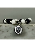 Rustic Cuff Rustic Cuff Sadie NVY WHT Silver