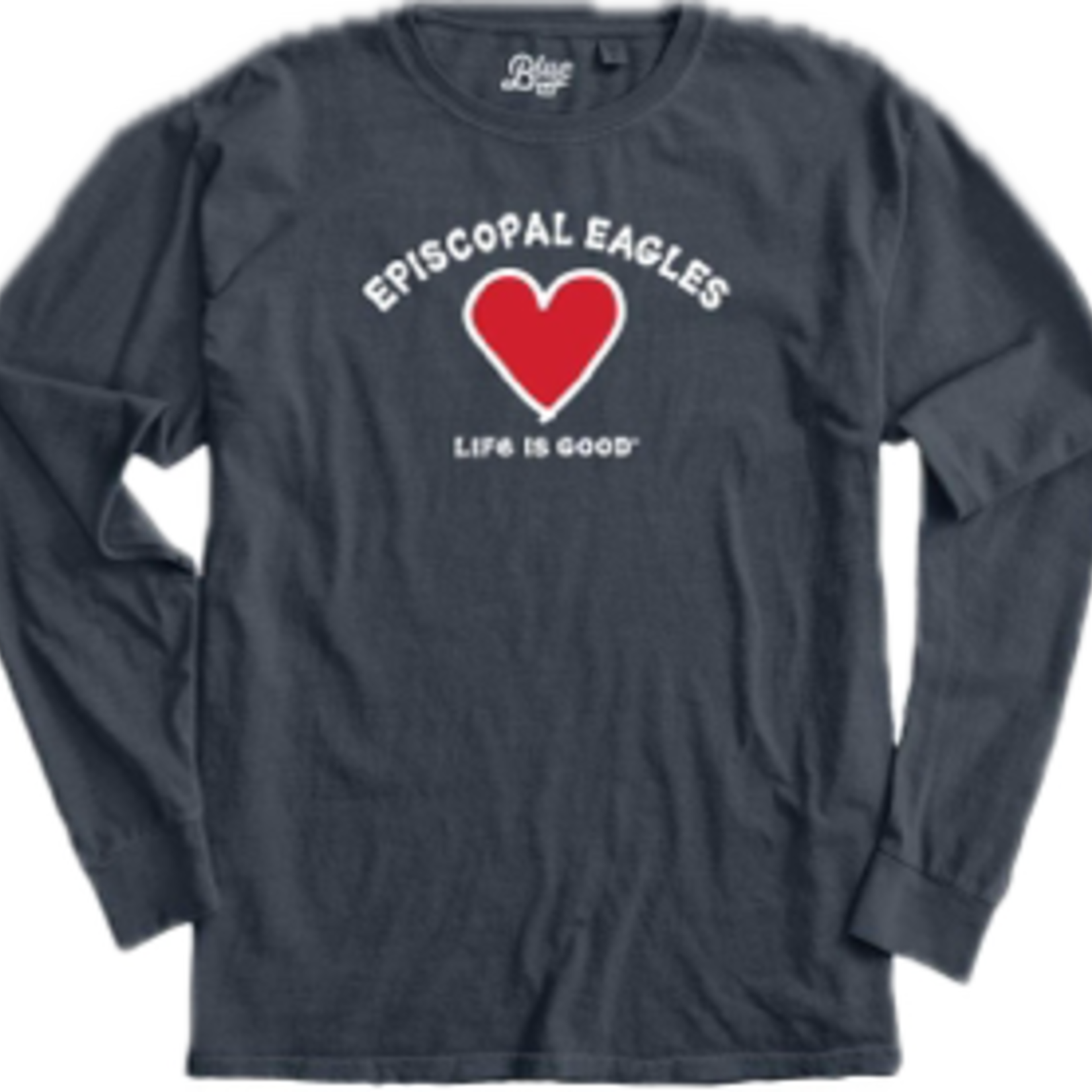 Blue 84 Red Hearts ESD Long Sleeve Tee