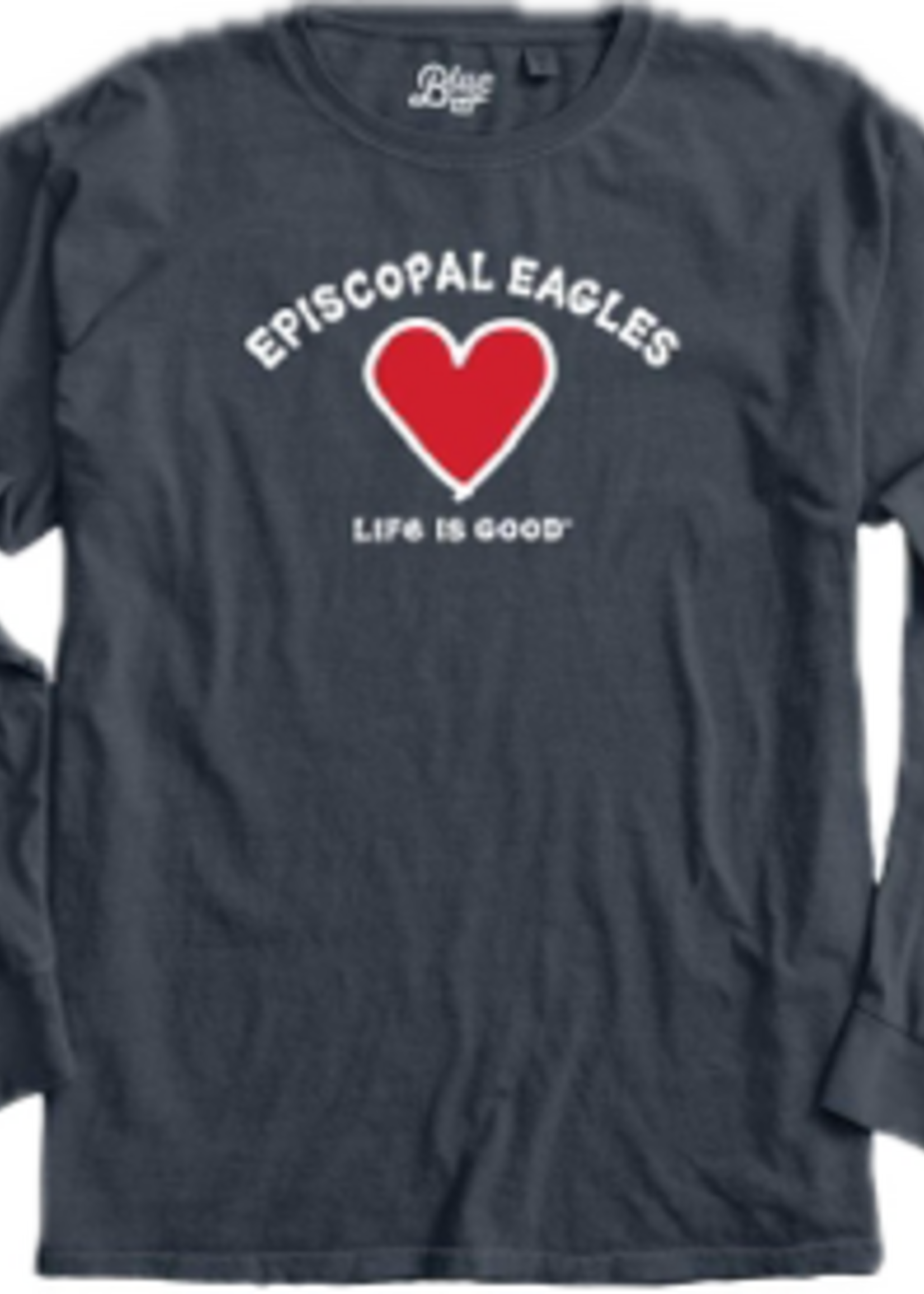 Blue 84 Red Hearts ESD Long Sleeve Tee