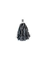 Pom Poms- Navy and White