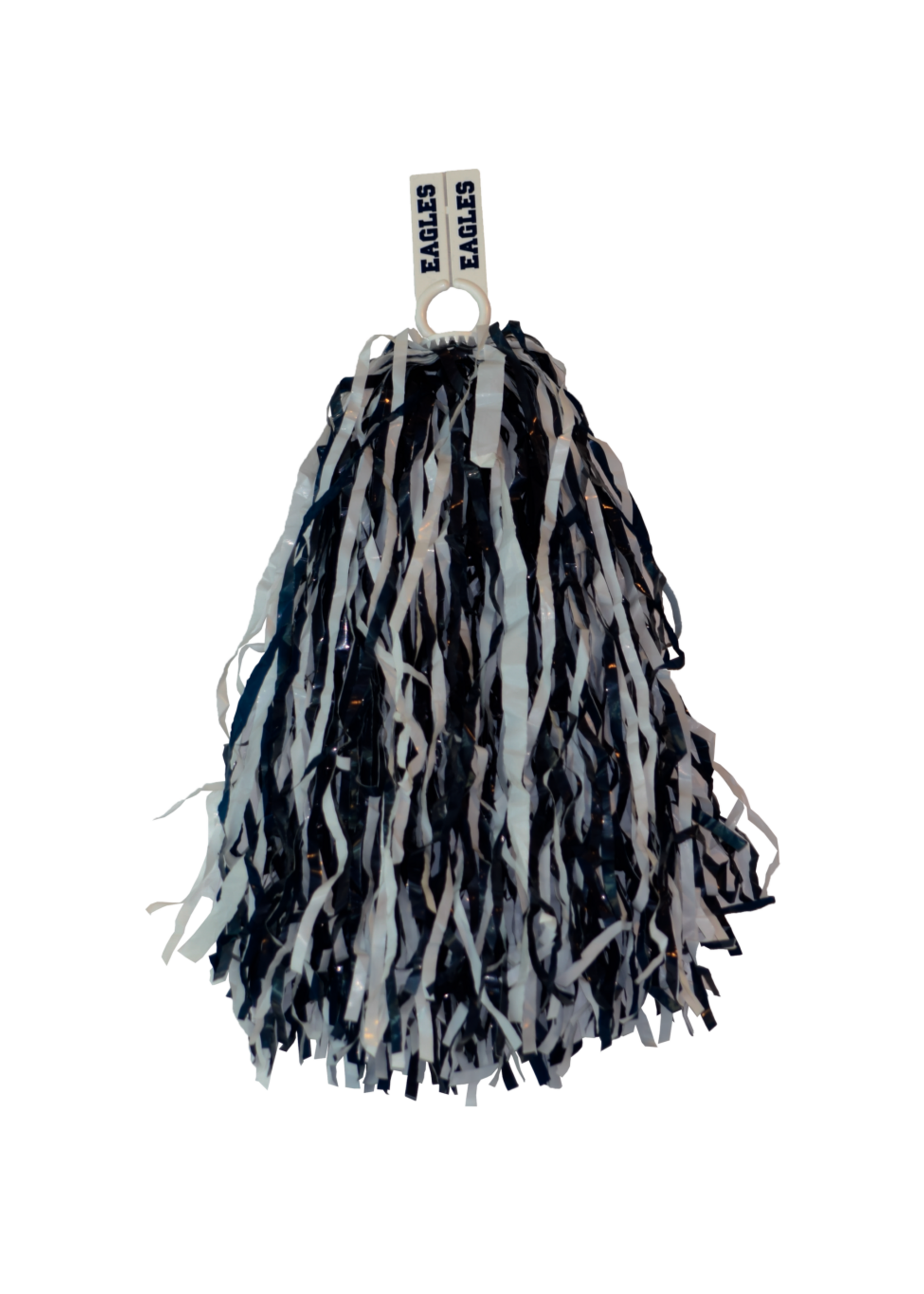 Pom Poms- Navy and White