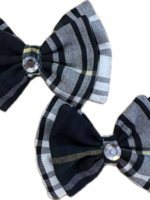Small Bow Pair Campbell Plaid