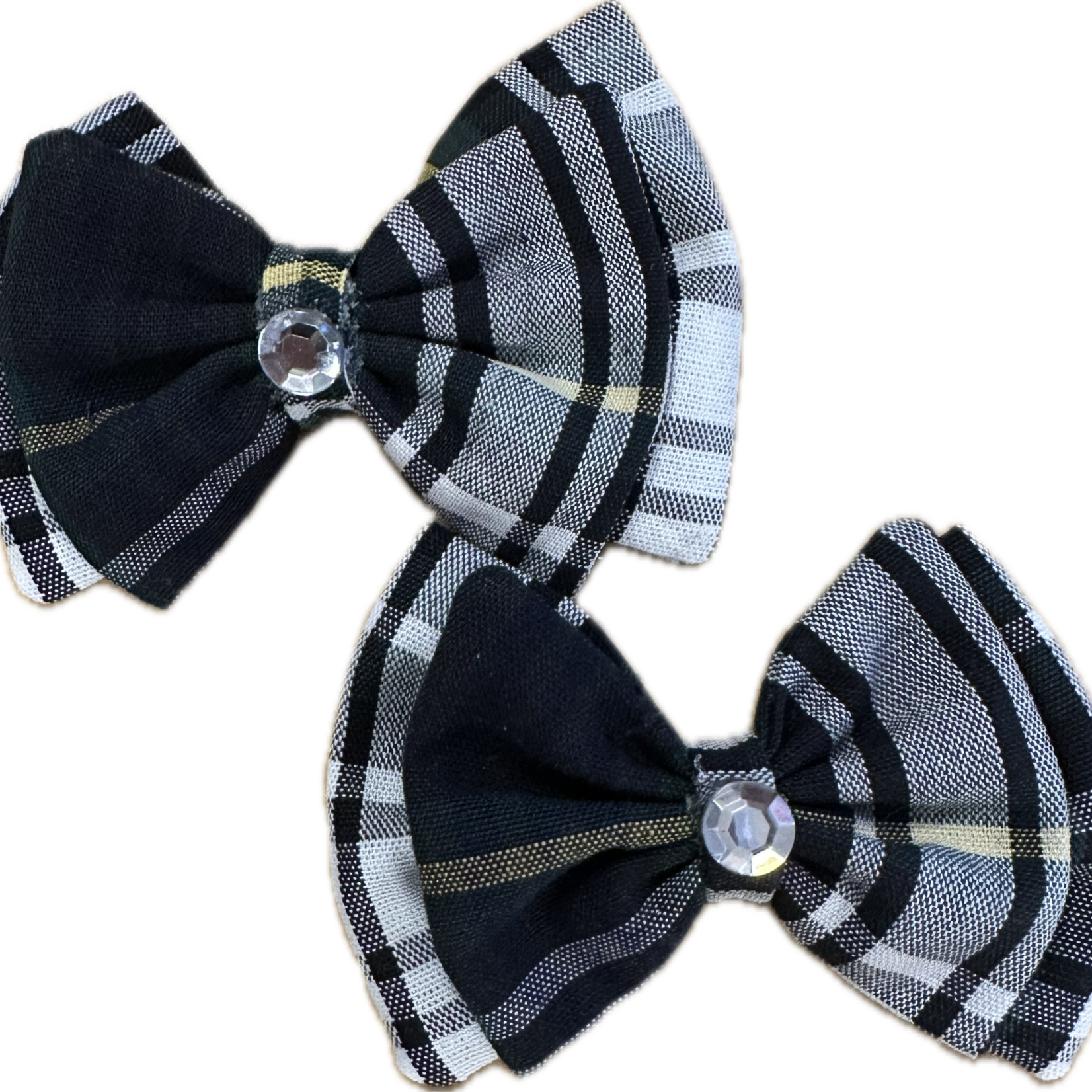 Small Bow Pair Campbell Plaid