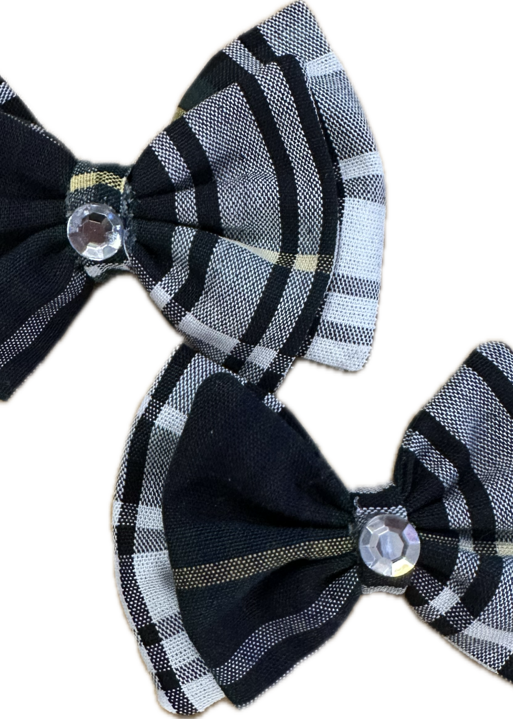 Small Bow Pair Campbell Plaid