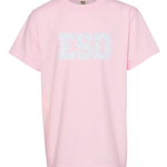 Comfort Colors Summit Blossom Tee with White Sparkle ESD