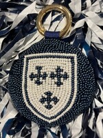 Fan Glam Beaded Keychain