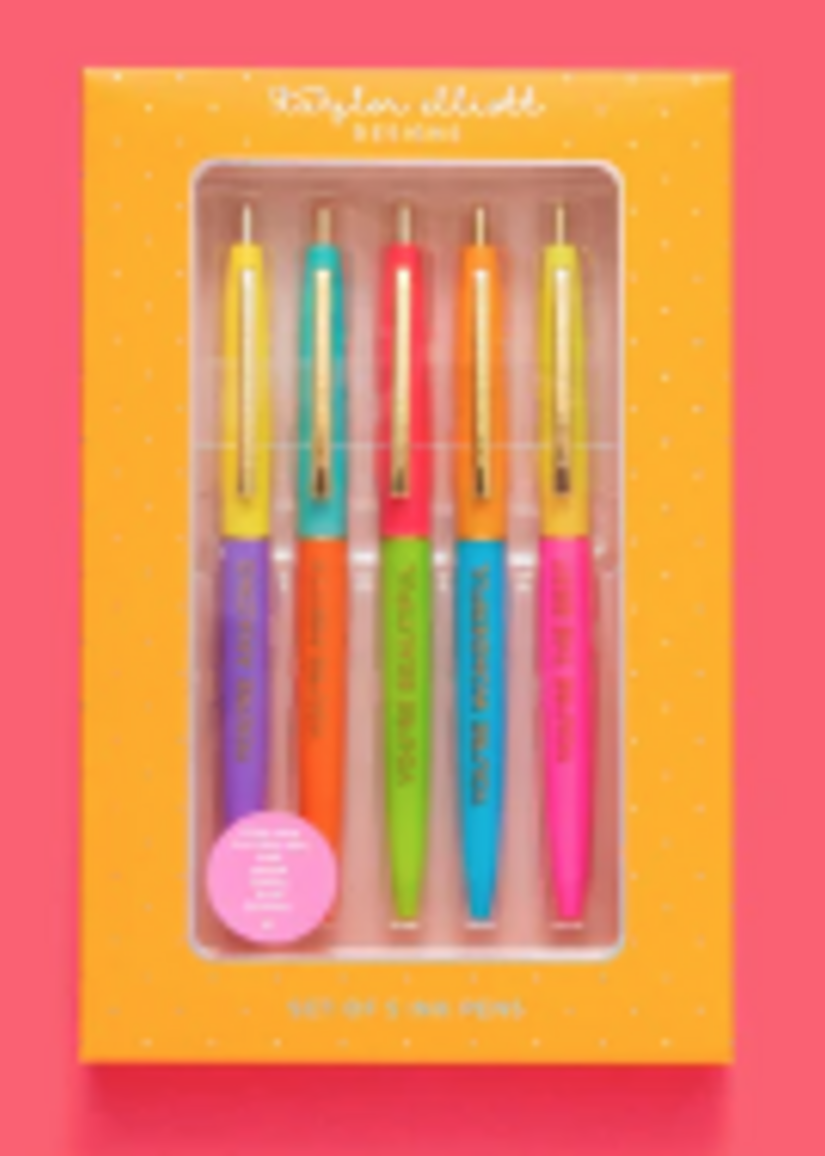 Taylor Elliott Designs T Elliott Designs Compliments Ink Pens Set/5