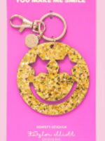 Taylor Elliott Designs T Elliott Designs Confetti Keychain Smiley Stars