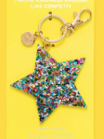 Taylor Elliott Designs T Elliott Designs Confetti Keychain Star