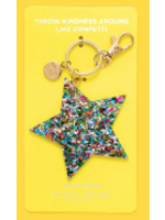 Taylor Elliott Designs T Elliott Designs Confetti Keychain Star