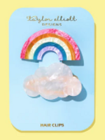 Taylor Elliott Designs T Elliott Designs Rainbow and Cloud Clip Set