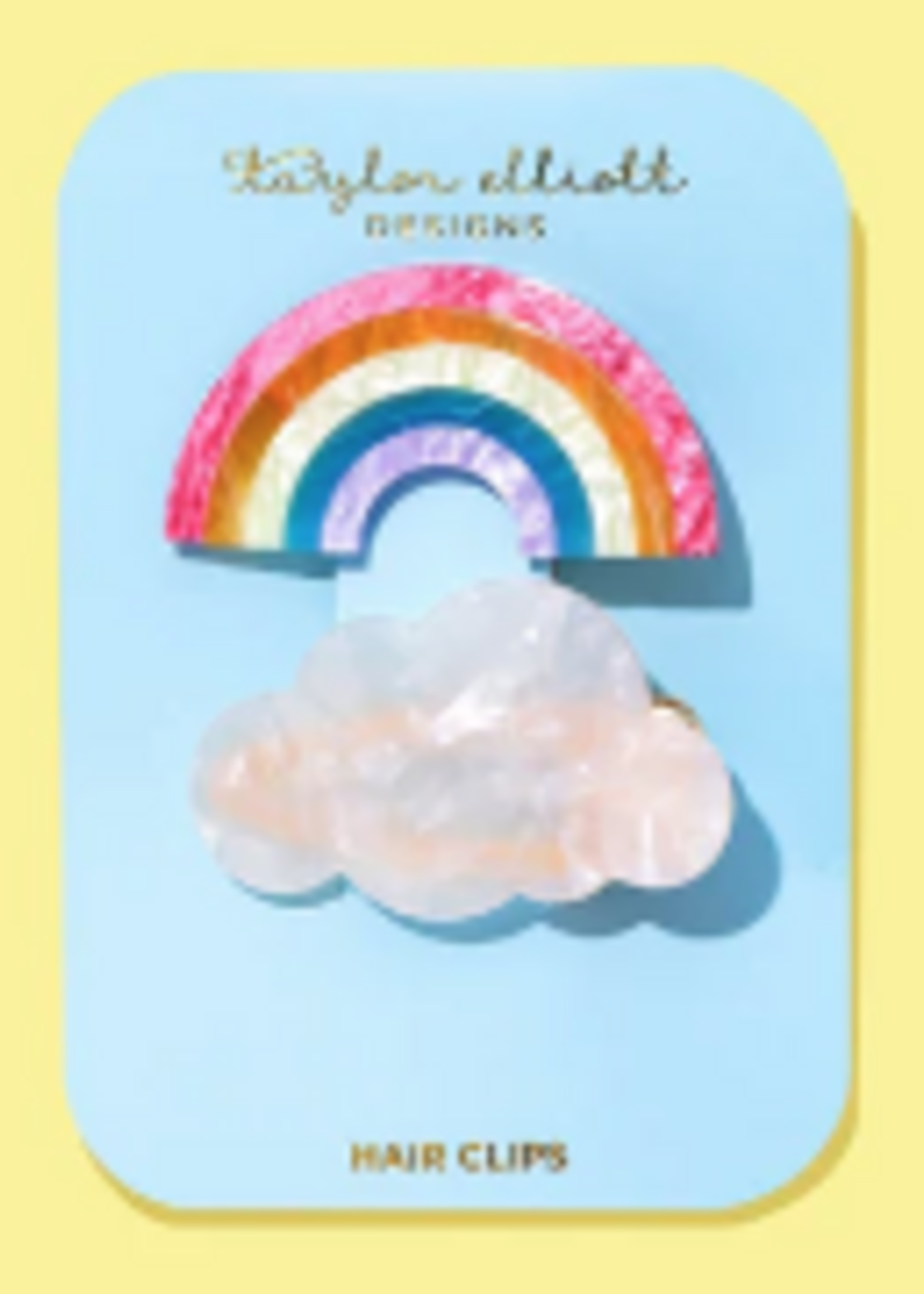 Taylor Elliott Designs T Elliott Designs Rainbow and Cloud Clip Set