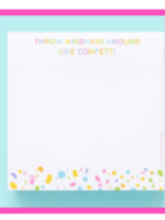 Taylor Elliott Designs T Elliott Designs Sticky Note Pad Kindness Confetti
