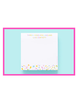 Taylor Elliott Designs T Elliott Designs Sticky Note Pad Kindness Confetti