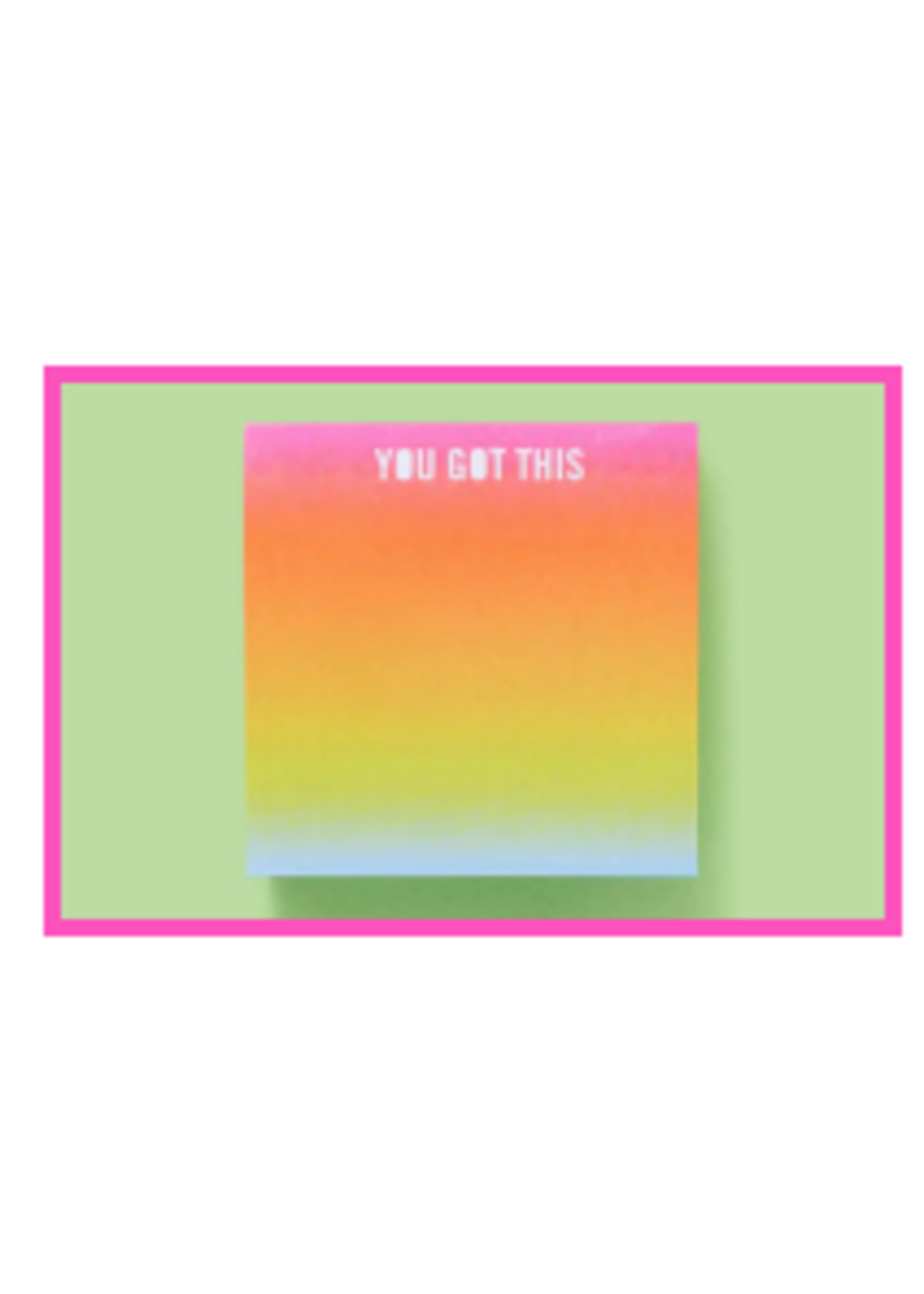 Taylor Elliott Designs T Elliott Designs Sticky Note Pad You Got This