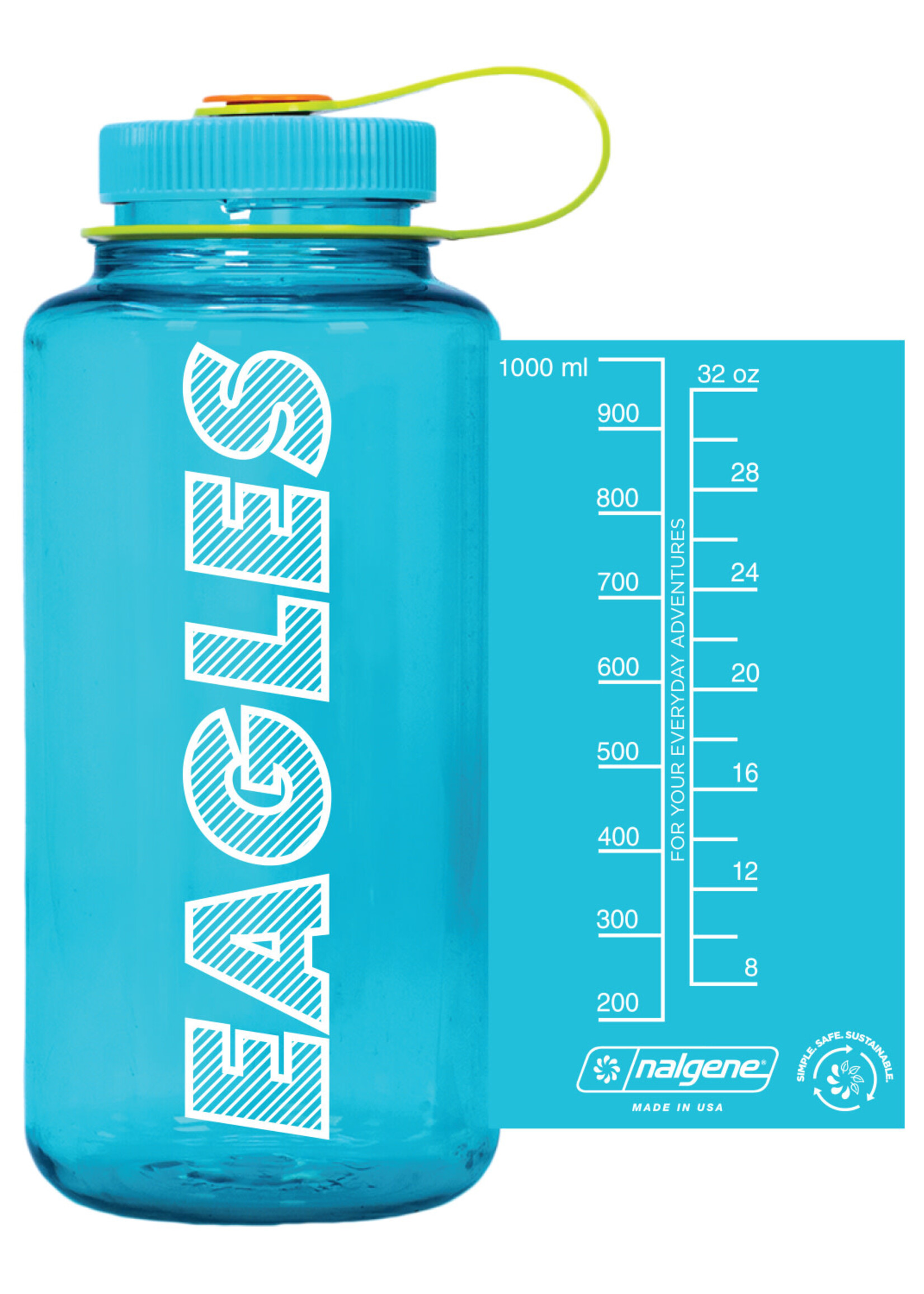 Nordic Nordic - 32 oz. Aqua Nalgene Bottle