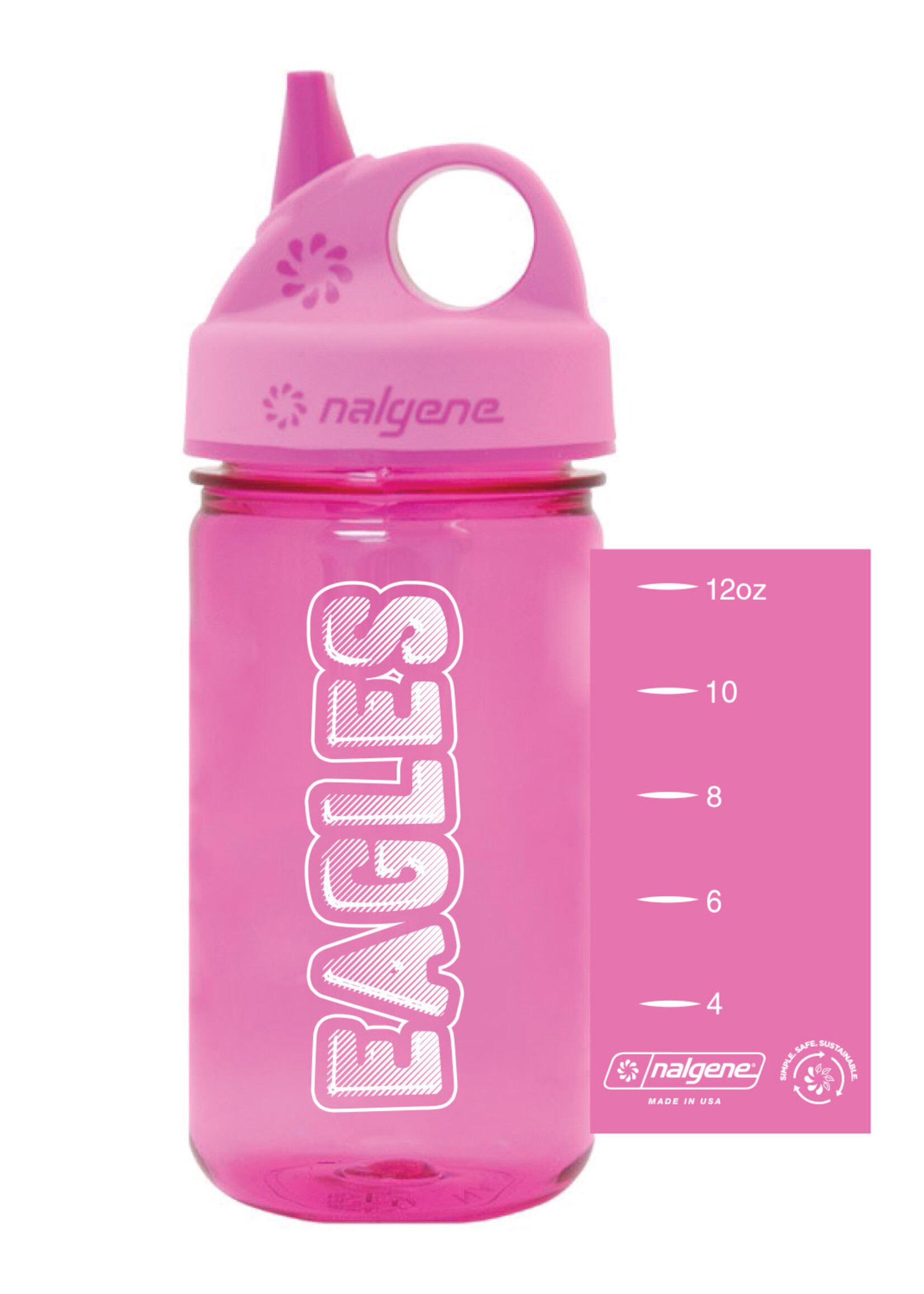 Nordic Nordic - 12 oz. Pink Sippie Cup