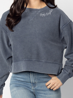 chicka-d chicka-d Corded Boxy Pullover