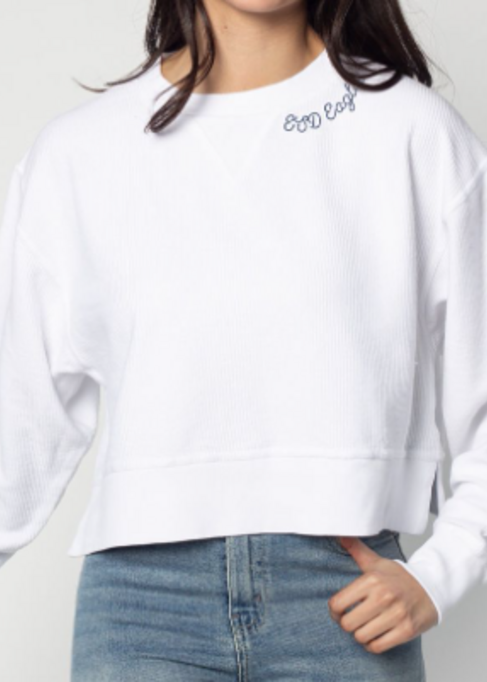 chicka-d chicka-d Corded Boxy Pullover