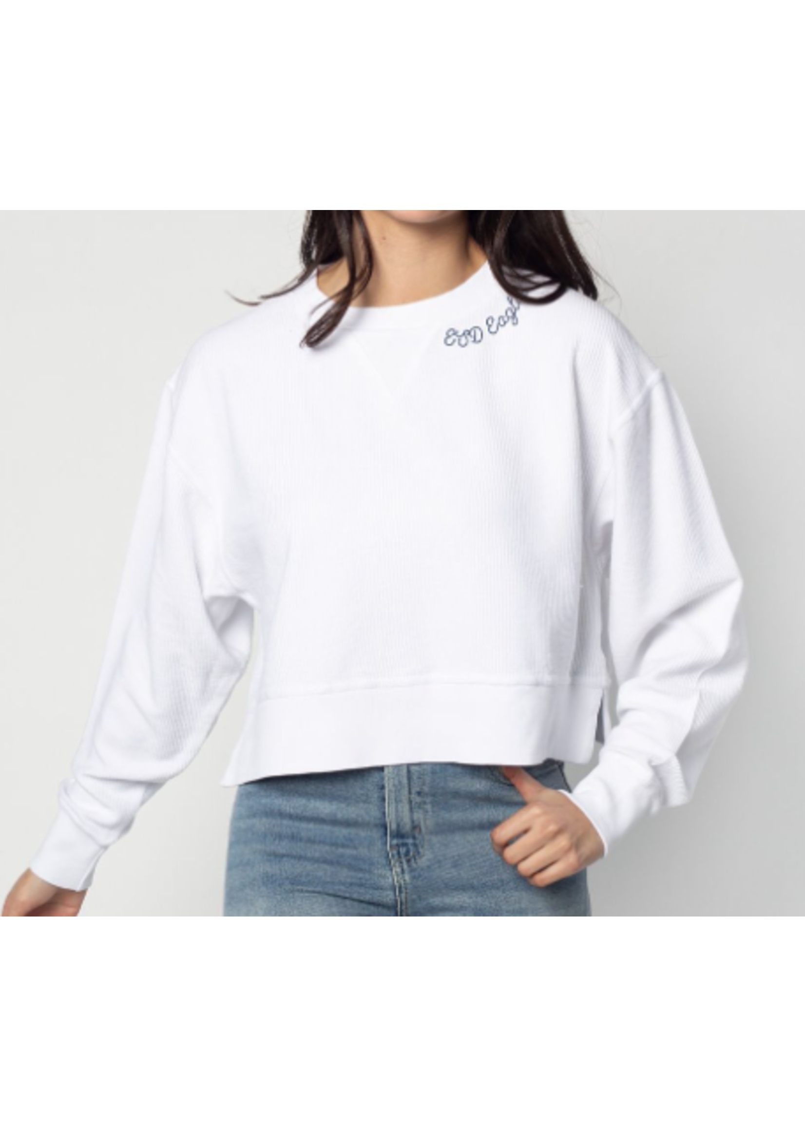 chicka-d chicka-d Corded Boxy Pullover