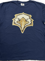 Comfort Colors 6J Threads Sequin Eagle Head Tee Navy