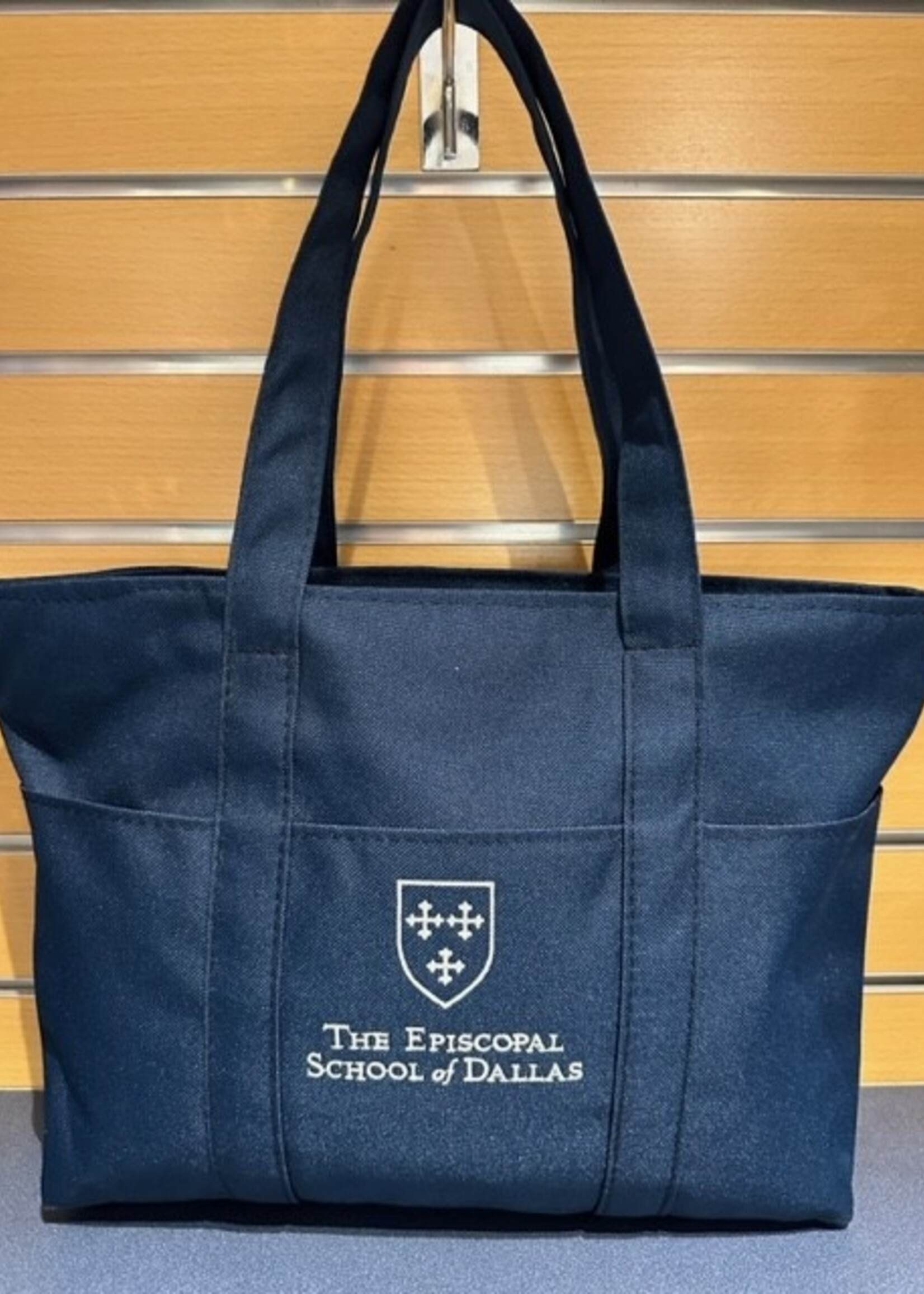 Tote- LS Navy with White  Custom