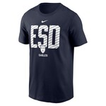 Nike Nike Boys Navy Legend SS Tee Striped ESD