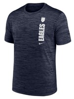 Nike NIKE Adult Velocity Legend SS Tee Navy Striped EAGLES Vertical