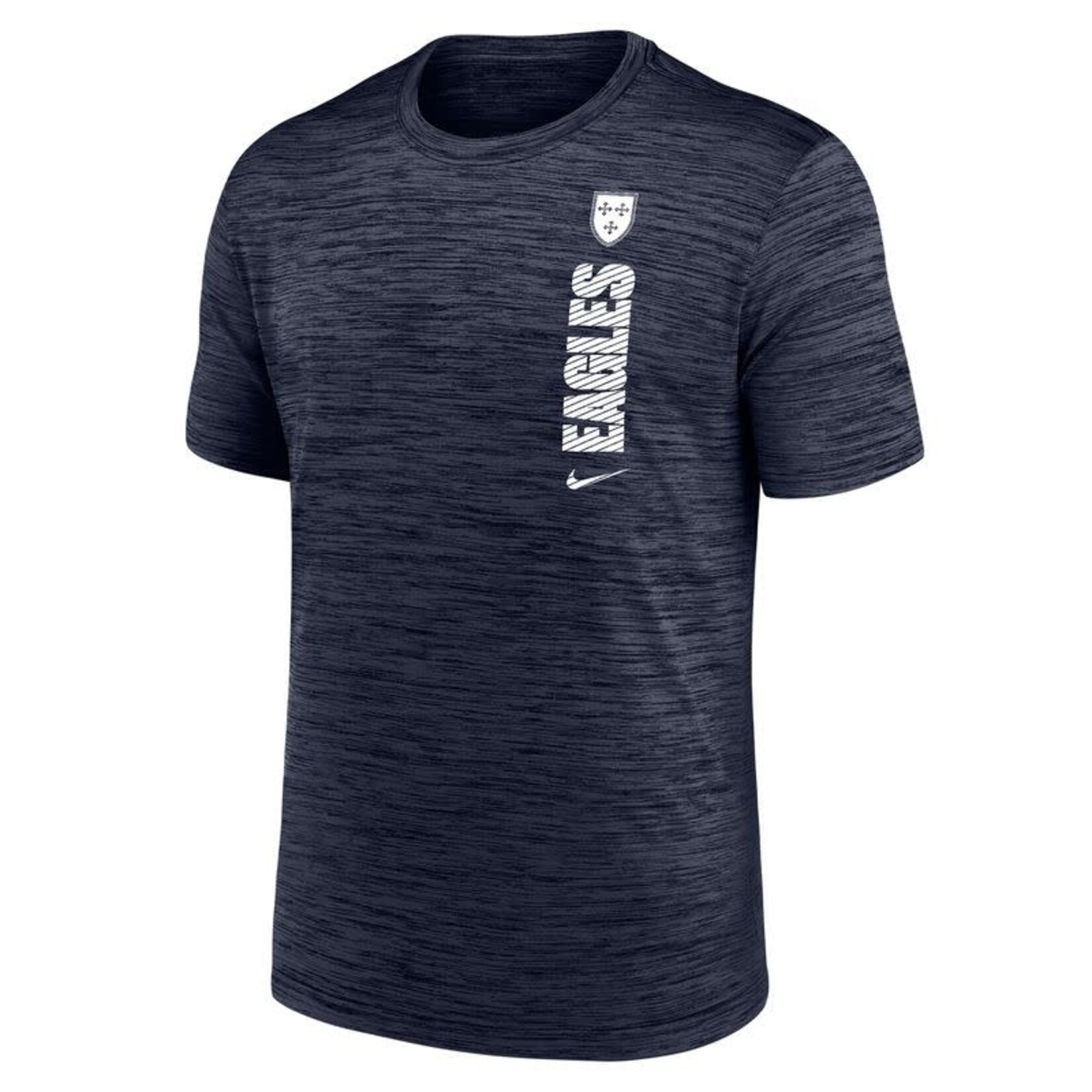 Nike NIKE Adult Velocity Legend SS Tee Navy Striped EAGLES Vertical