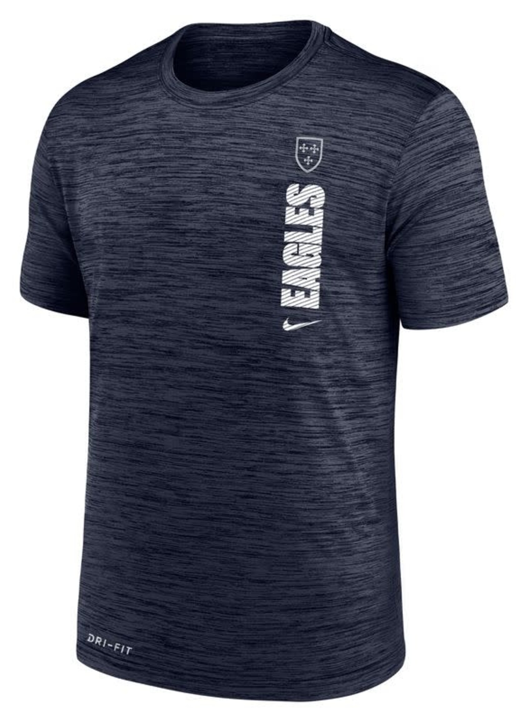 Nike Nike Boys Velocity Navy SS Tee Vertical Striped Eagles