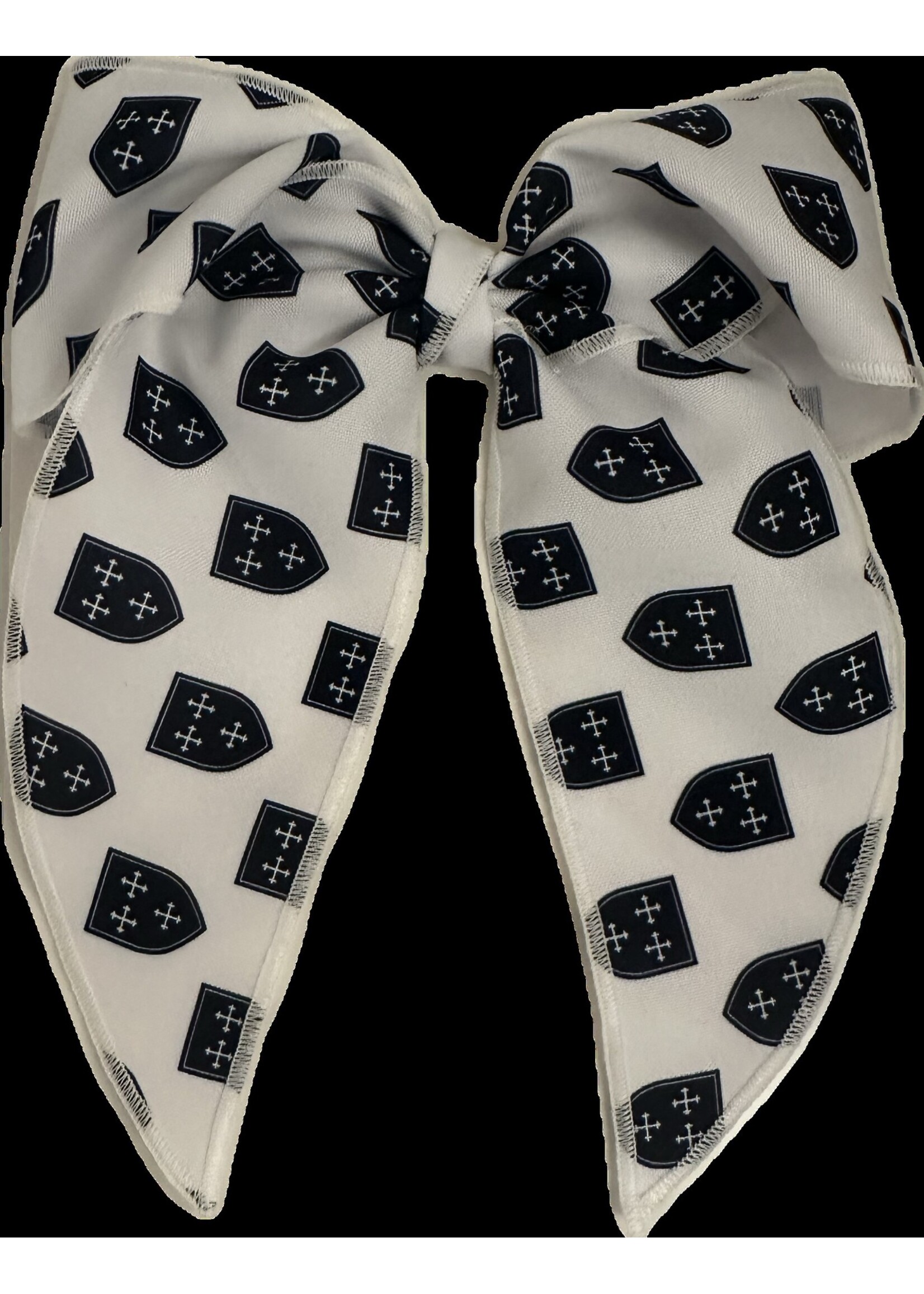 Wee Ones Wee Ones ME Game Day Whimsy Tail Bow with Shield