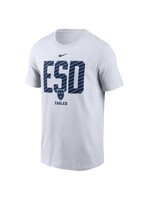 Nike NIKE Dri Fit Cotton Tee Striped ESD with Shield and EAGLES
