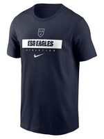 Nike NIKE Adult Core Tee Navy with Striped ESD EAGLES Athletics