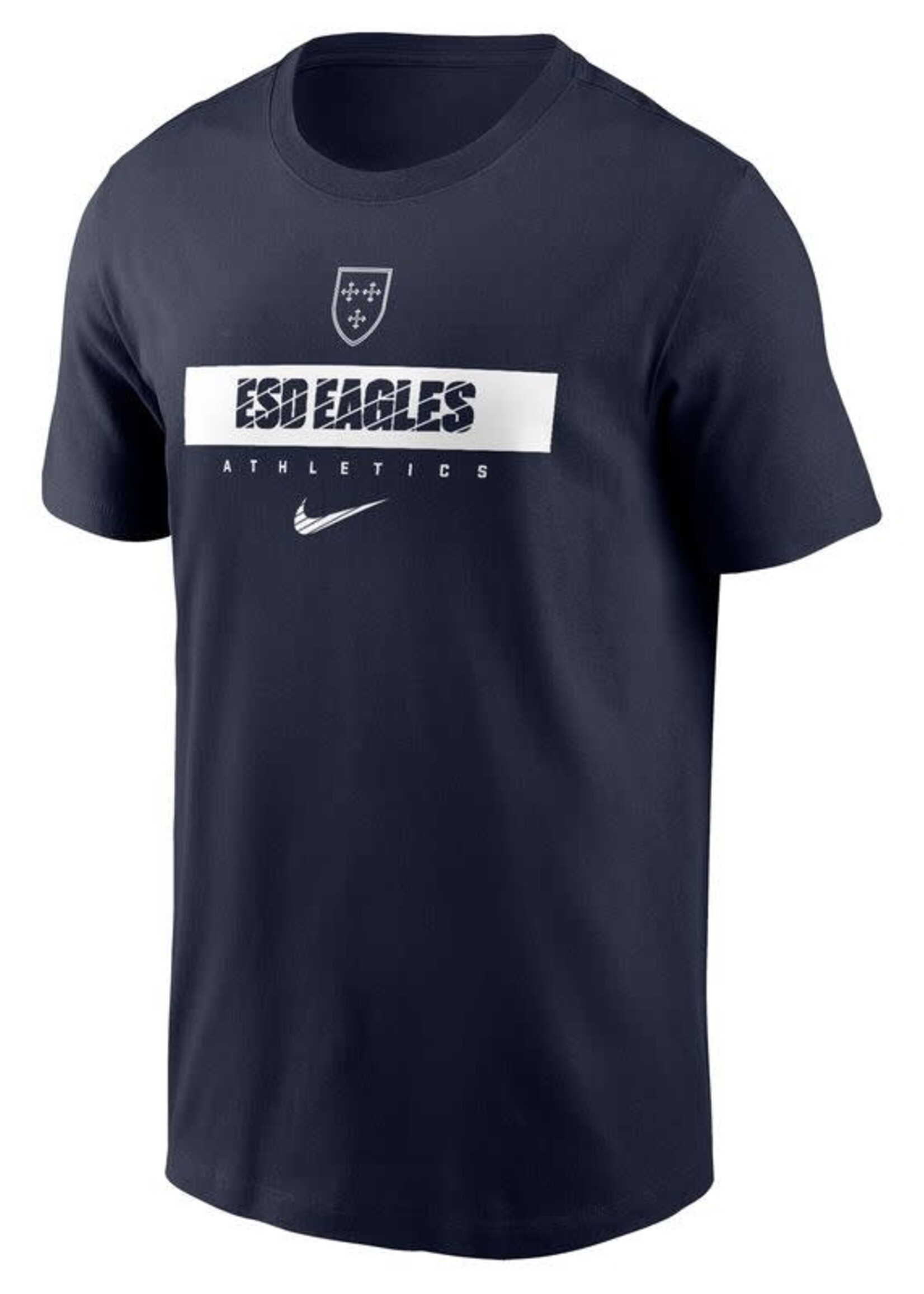 Nike NIKE Adult Core Tee Navy with Striped ESD EAGLES Athletics