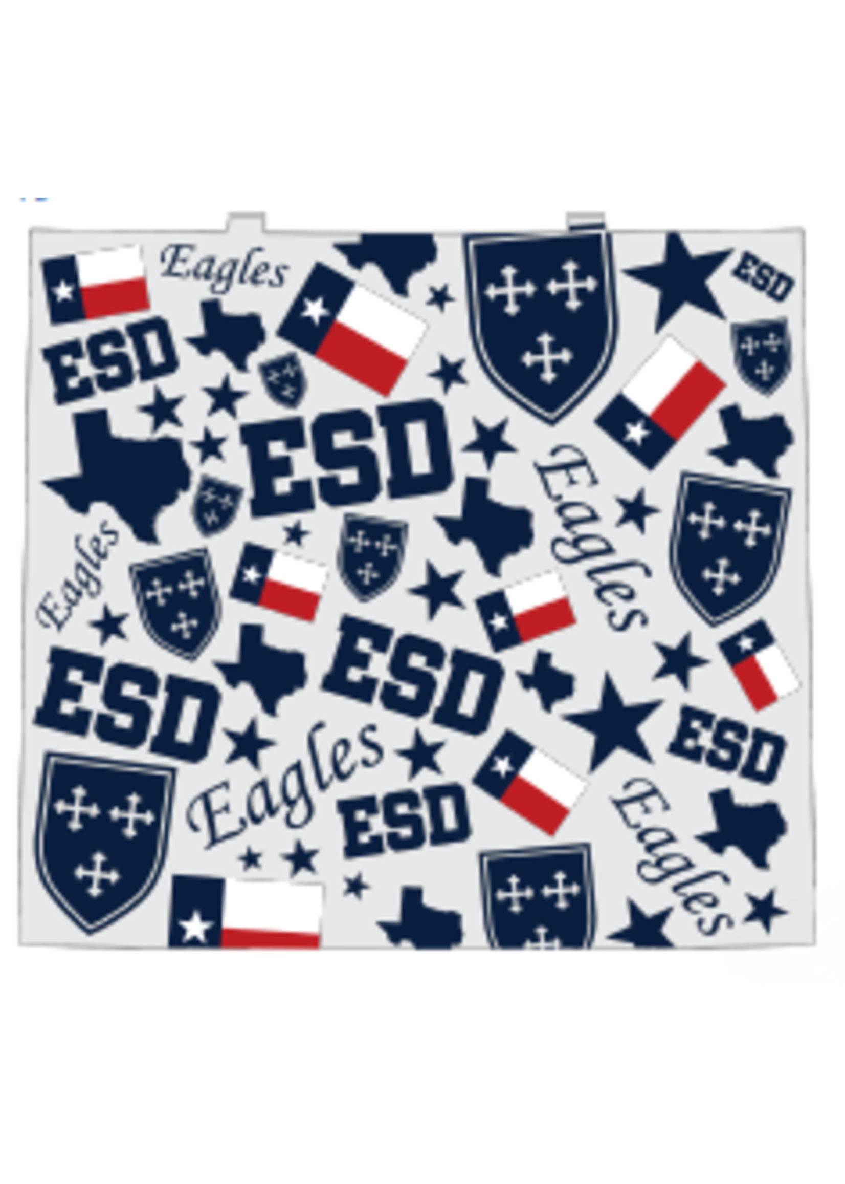 tervis TERVIS 24oz Water Bottle ESD Texas All Over Print