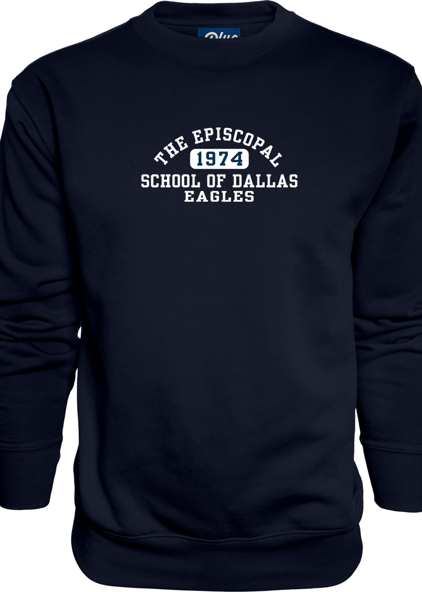 Blue 84 Campbell Crew Navy  with School Name