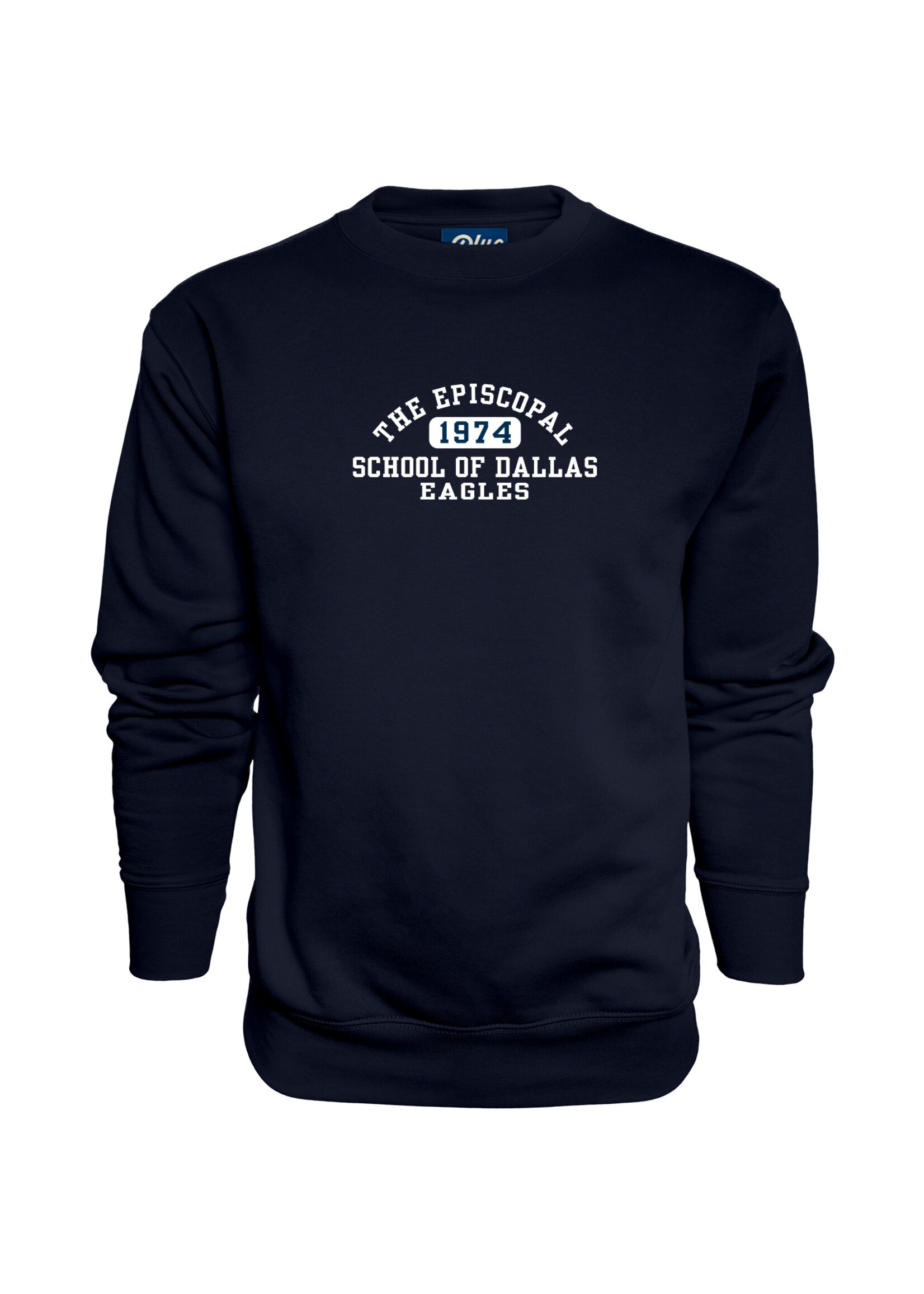Blue 84 Campbell Crew Navy  with School Name