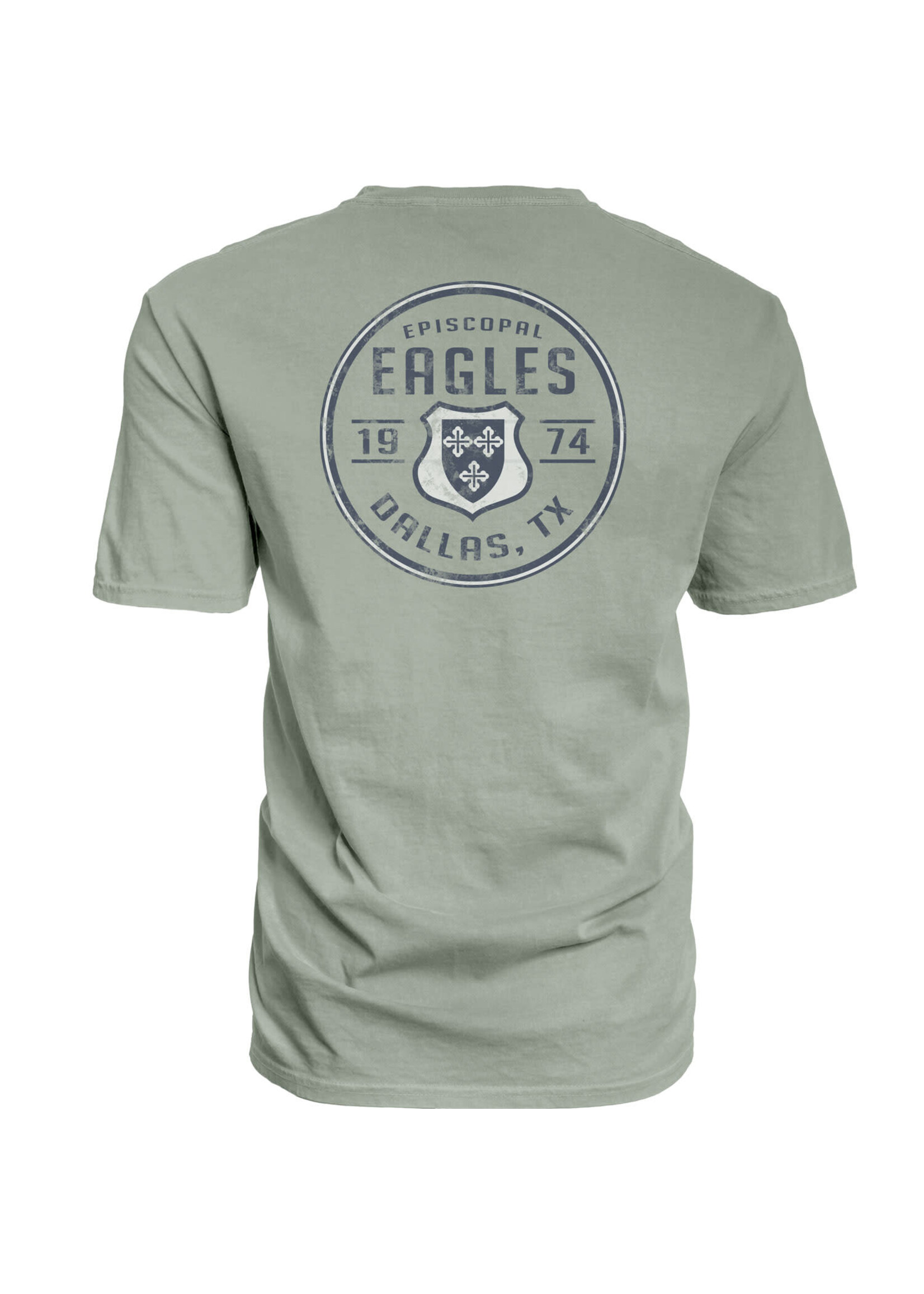 Blue 84 Dyed Ringspun Tee Pale Jade
