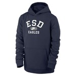 Nike NIKE Club Fleece Hoodie Navy ESD over EAGLES with NIKE in Swoosh