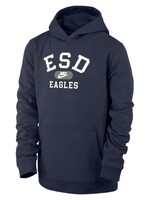 Nike NIKE Club Fleece Hoodie Navy ESD over EAGLES with NIKE in Swoosh