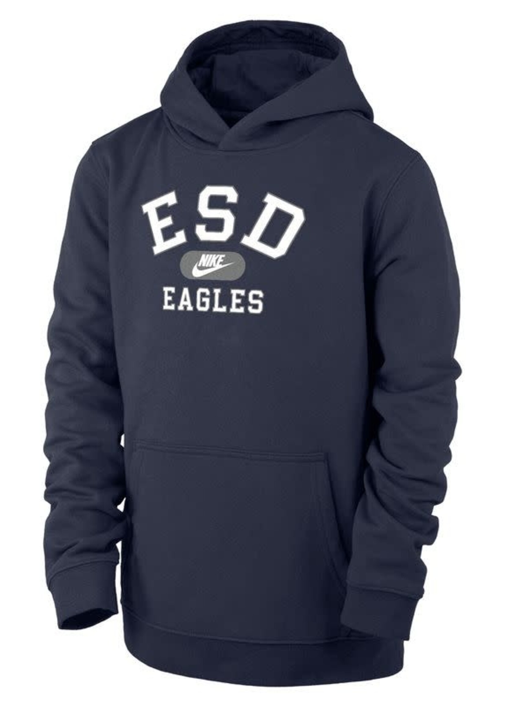 Nike NIKE Club Fleece Hoodie Navy ESD over EAGLES with NIKE in Swoosh