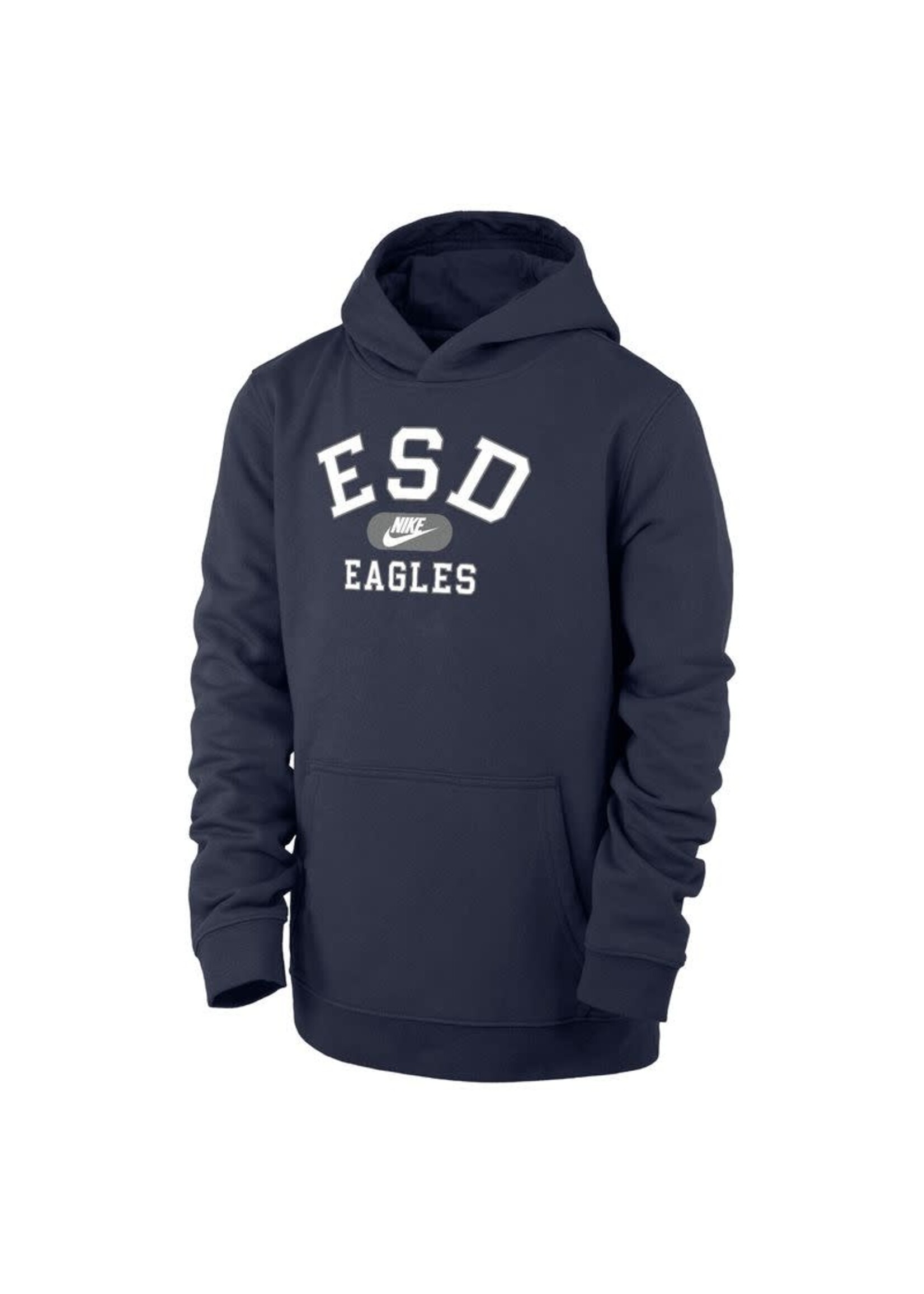 Nike NIKE Club Fleece Hoodie Navy ESD over EAGLES with NIKE in Swoosh