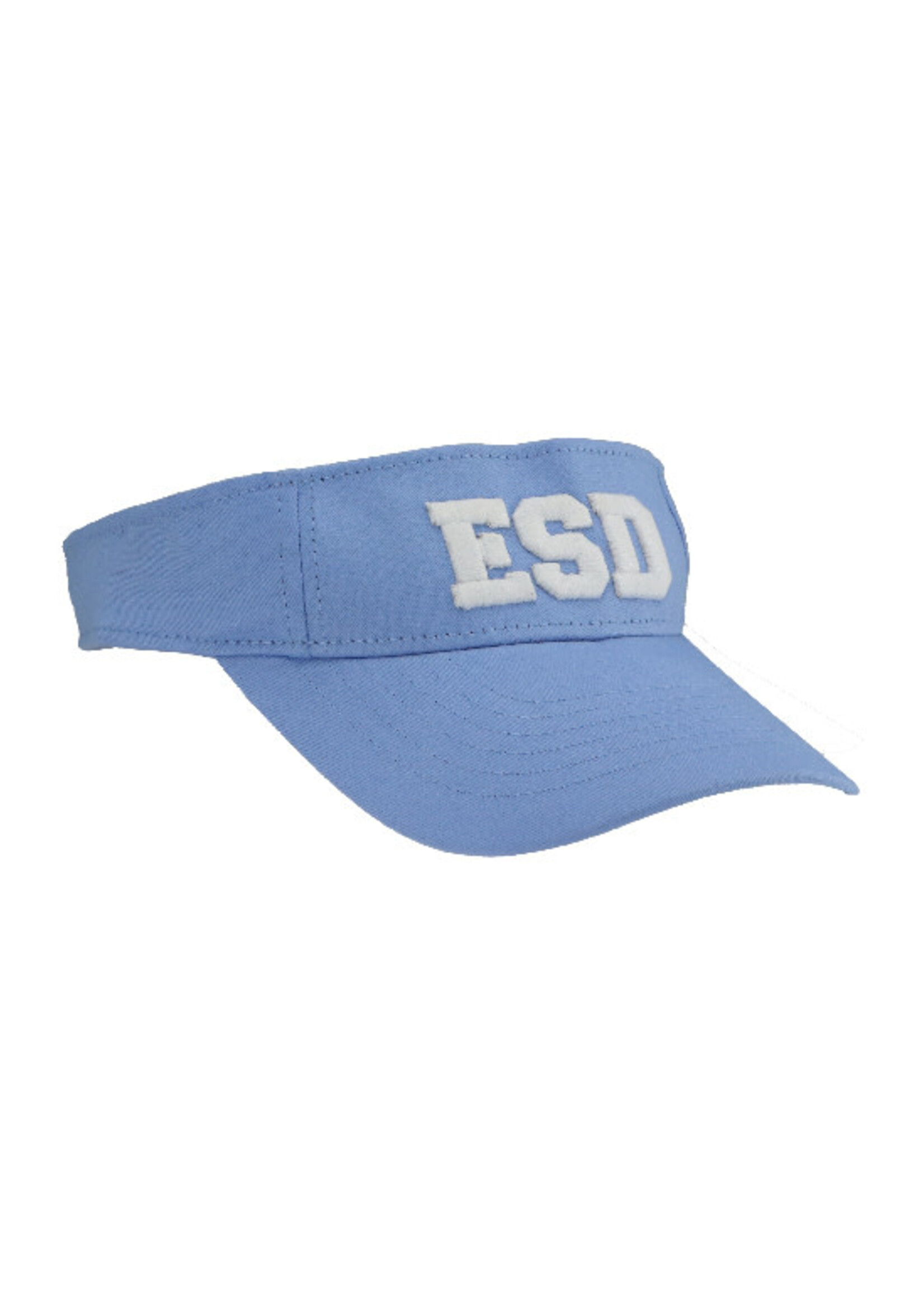 Zephyr Visor Carolina Blue with ESD in White