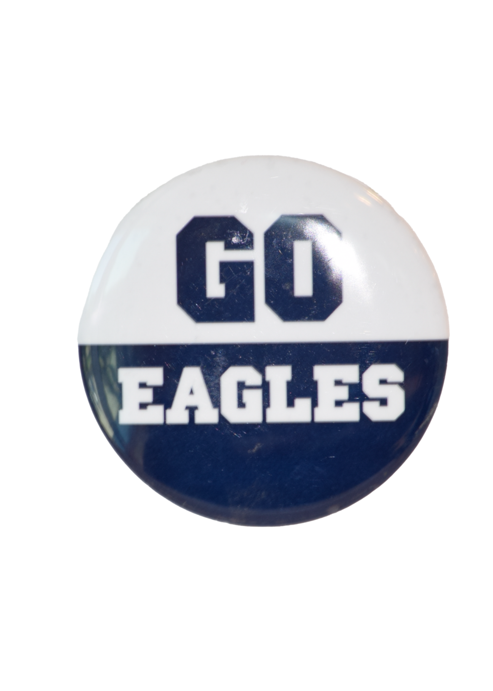 MCM BUTTON GO EAGLES NVY/WHT