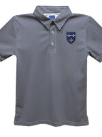 Vive la Fete Ted Striped Polo with Shield