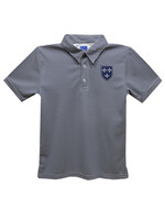 Vive la Fete Ted Striped Polo with Shield