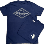 Comfort Colors EN T-Shirt Pocket Navy with White Diamond Graphic