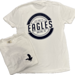 Comfort Colors EN T-Shirt Pocket White with Navy Circle Graphic