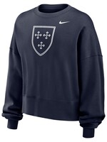 NIKE Women's Phoenix Crew Navy with Full Front Shield